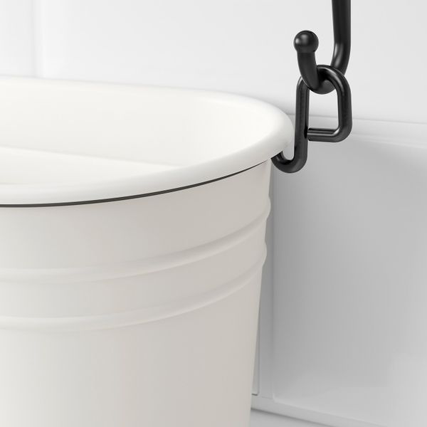 Подставка для специй, белый, черный 37x13 см IKEA FINTORP ФИНТОРП 703.813.36 - фото 2