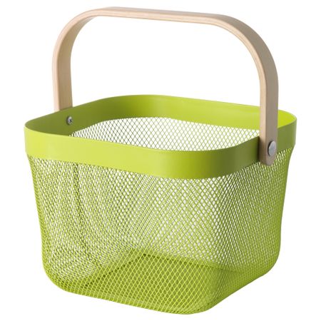 Корзина РИСАТОРП, зеленый (25x26x18 см)
