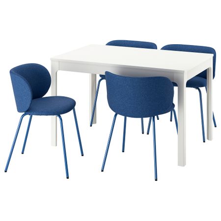 Стол и 4 стула IKEA KRYLBO, EKEDALEN ЛЕН ЭКЕДАЛЕН 795.704.17