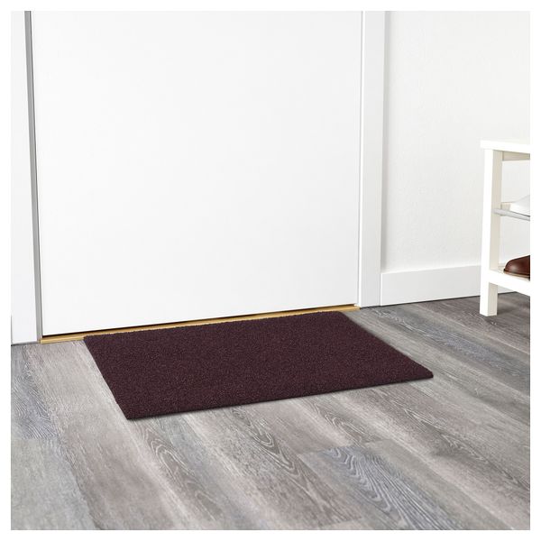Придверный коврик ОПЛЕВ, д/дома/улицы бордовый (50x80 см) - фото 2
