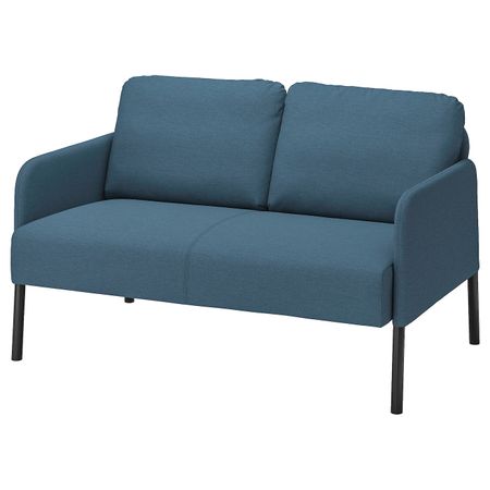 2-местный диван, Книса классический синий IKEA GLOSTAD ГЛОСТАД 604.888.23