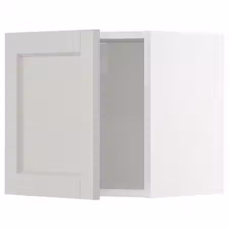 METOD Навесной шкаф - белый/Lerhyttan светло-серый 40x40 см