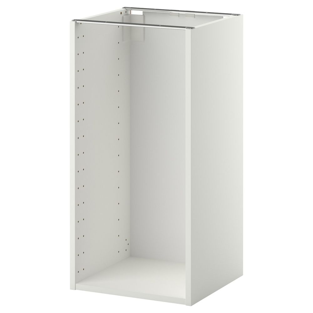 Каркас напольного шкафа, белый 40x37x80 см IKEA METOD МЕТОД 103.679.70 - схема-чертеж с размерами