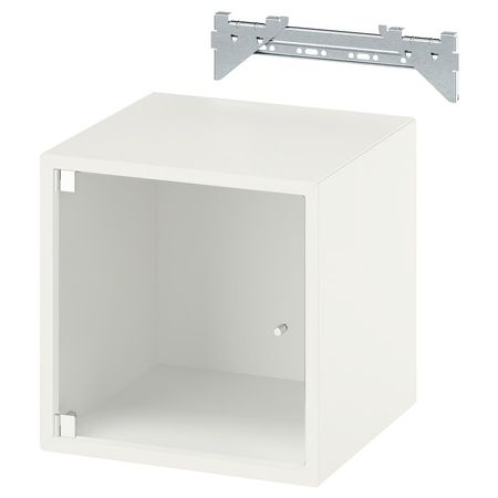 EKET Навесной шкаф со стеклянной дверью - белый 35x35x35 см