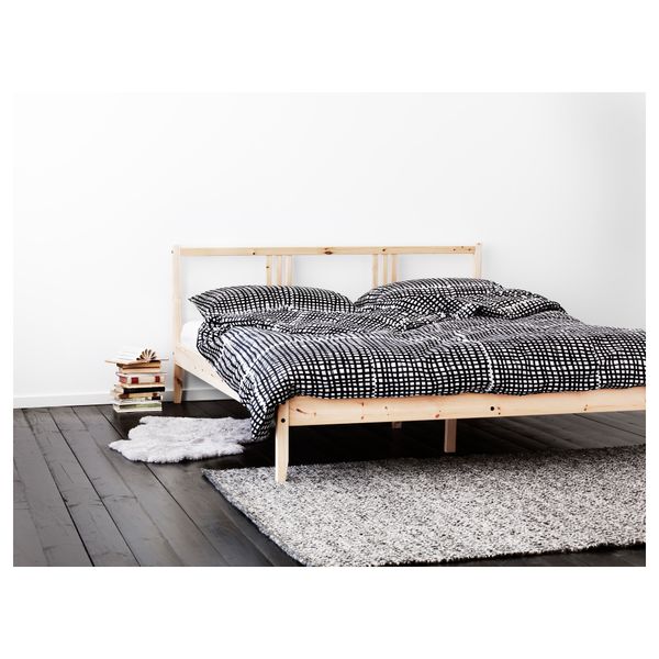 Ковер, безворсовый БАСНЭС, серый, бежевый (140x200 см) - схема-чертеж с размерами