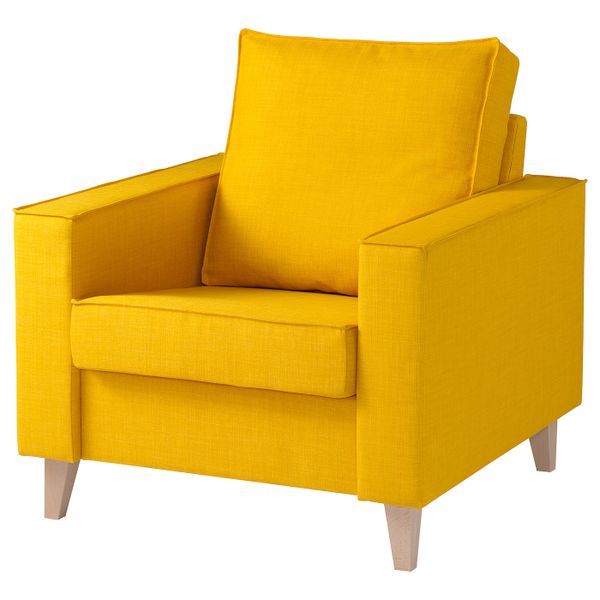 Кресло, Шифтебу желтый IKEA ASKESTA АСКЕСТА 304.683.22 - фото 1