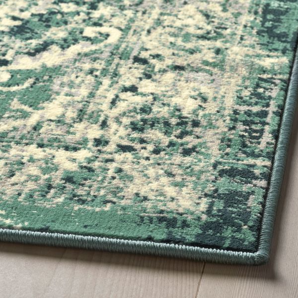 Ковер, короткий ворс, зеленый 133x195 см IKEA VONSBÄK ВОНСБЭК 904.500.36 - фото 2