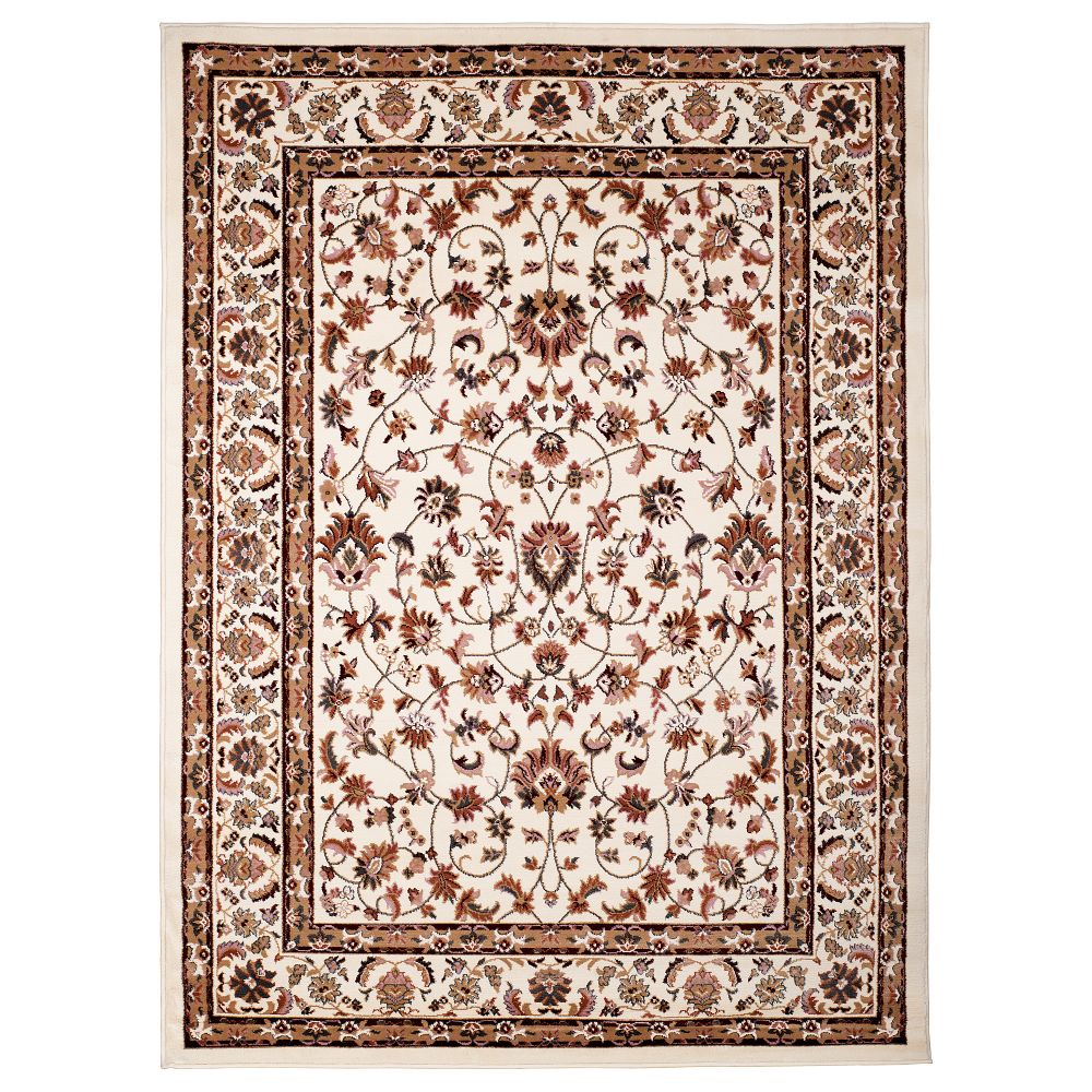 Ковер, короткий ворс ВАЛЛОБИ, бежевый, красный (170x230 см) - фото 1