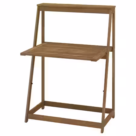 DJUPÖN Складной стол - коричневый