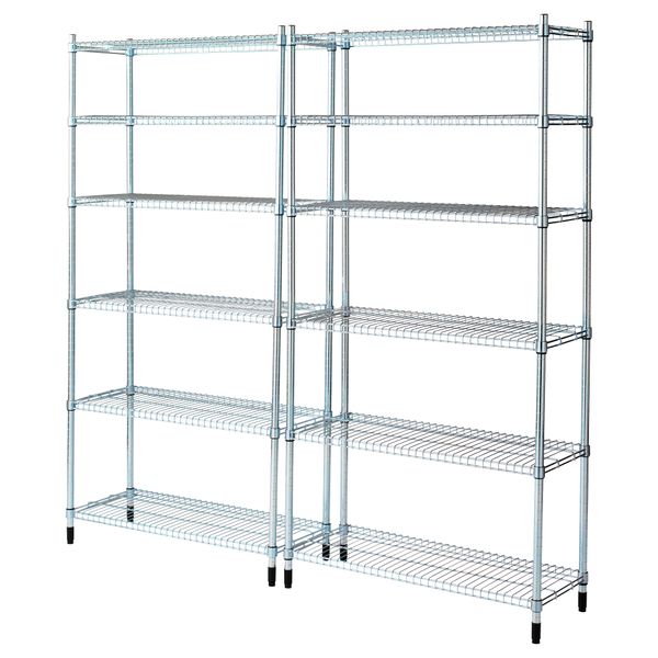 2 секции полок, 186x36x184 см IKEA OMAR ОМАР 398.290.89 - фото 3