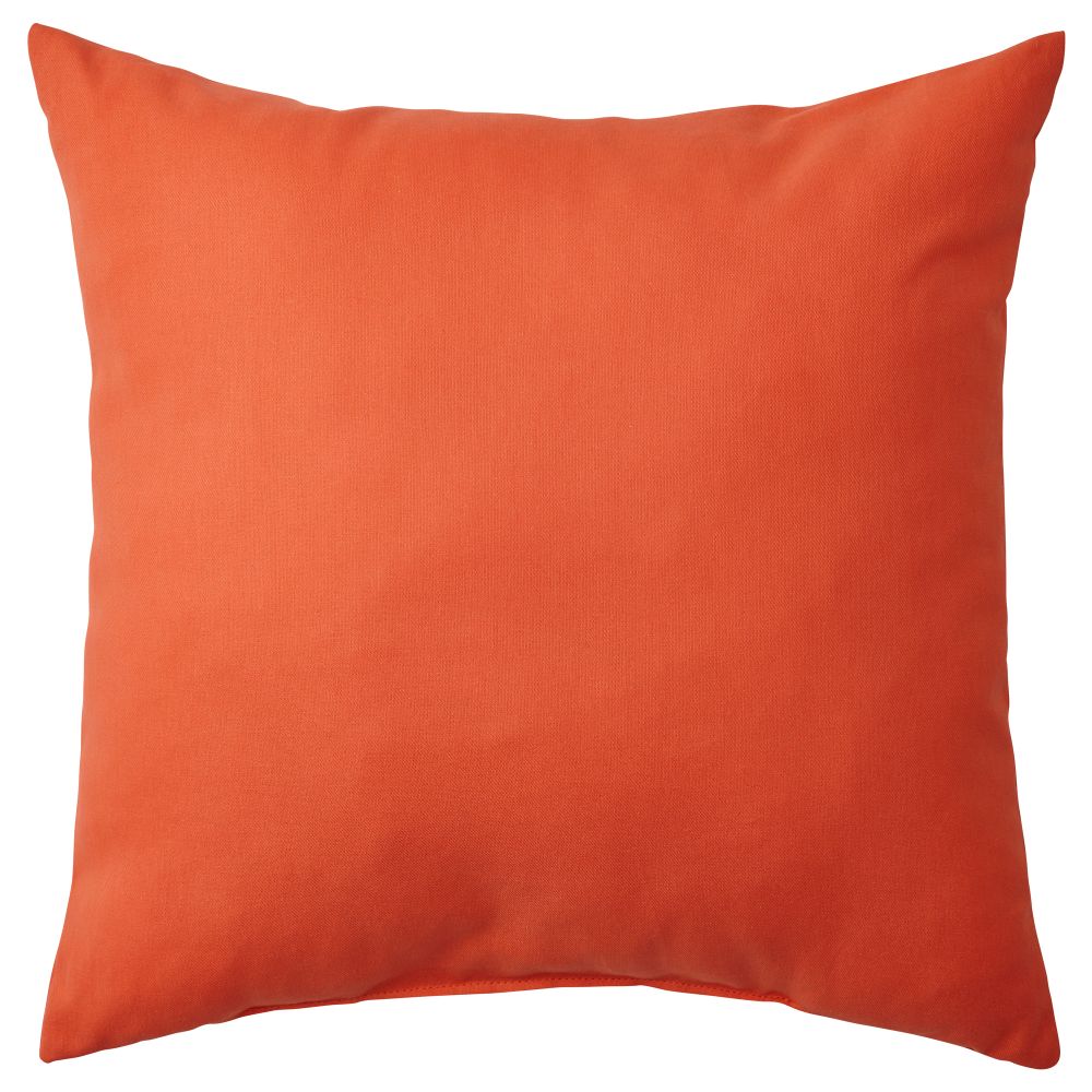 Подушка ВАЛЬБЬЁРГ, оранжевый (50x50 см) - фото 1