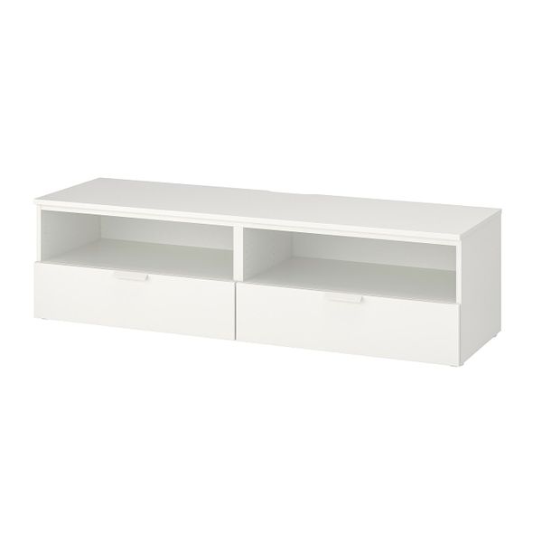 Тумба для ТВ с ящиками, белый/Фоннес белый 160x44x44 см IKEA PLATSA ПЛАТСА 793.978.61 - фото 1