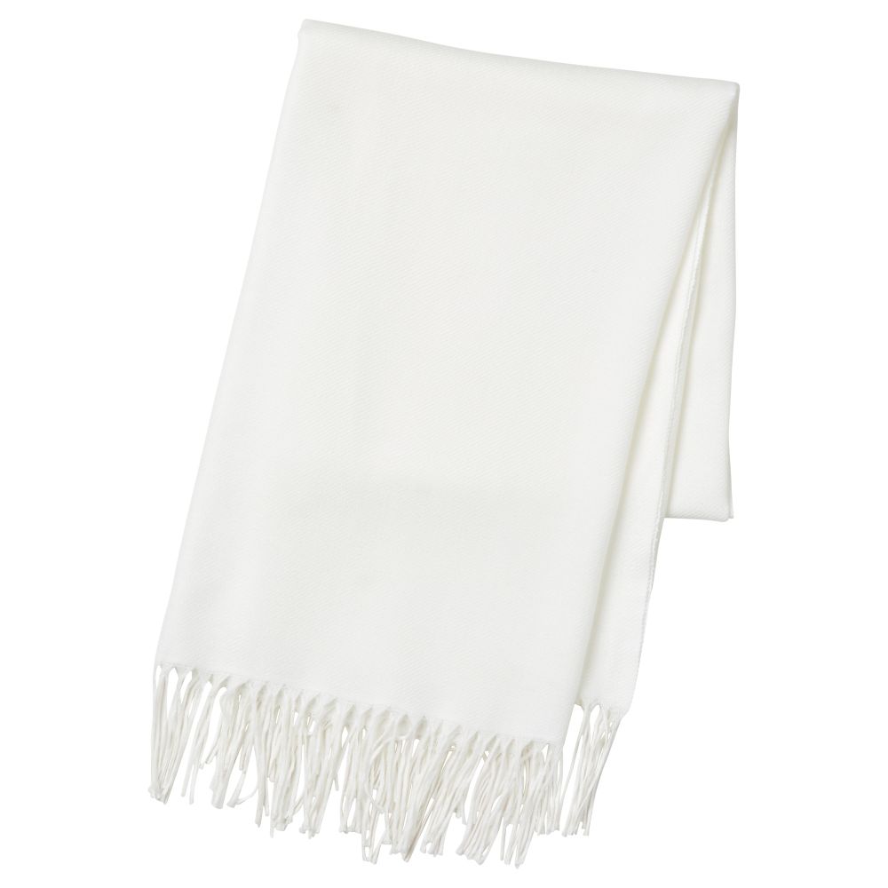 Плед МАРИАКЛОККА, белый с оттенком (130x190 см) - фото 1