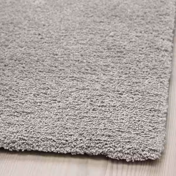 KNARDRUP Ковер, короткий ворс - светло-серый 133x195 см - фото 2