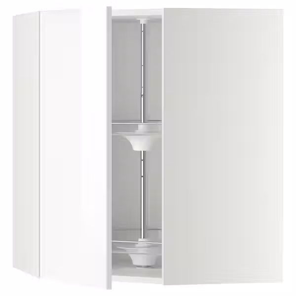 METOD Угл нвсн шкф с вращающ секц - белый/Ringhult белый 68x80 см - фото 1