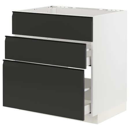 Шкаф под мойку + 3 фасада, 2 ящика IKEA METOD МЕТОД, MAXIMERA МАКСИМЕРА 494.934.25