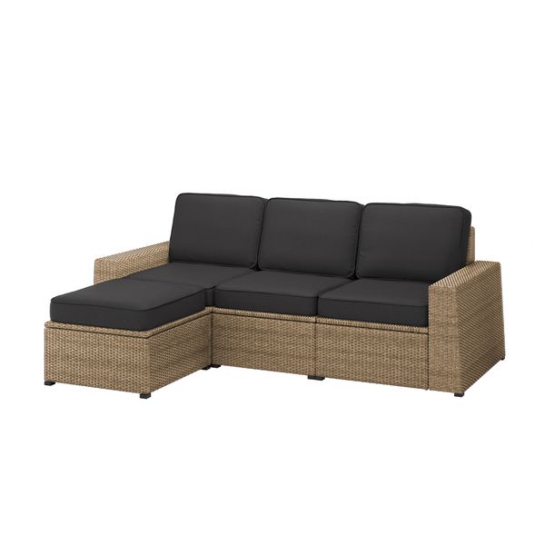 3-местный модульный диван, садовый IKEA SOLLERÖN СОЛЛЕРОН 693.085.49 - фото 2