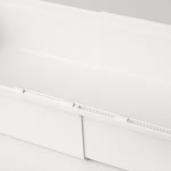 KACKLA Раздвижная коробка - белый 25-38x19 см - фото 3