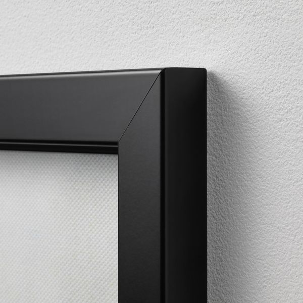 Картина с рамой, белые цветы, черный, 140x56 см IKEA BJÖRKSTA БЬЁРКСТА 095.089.33 - фото 3