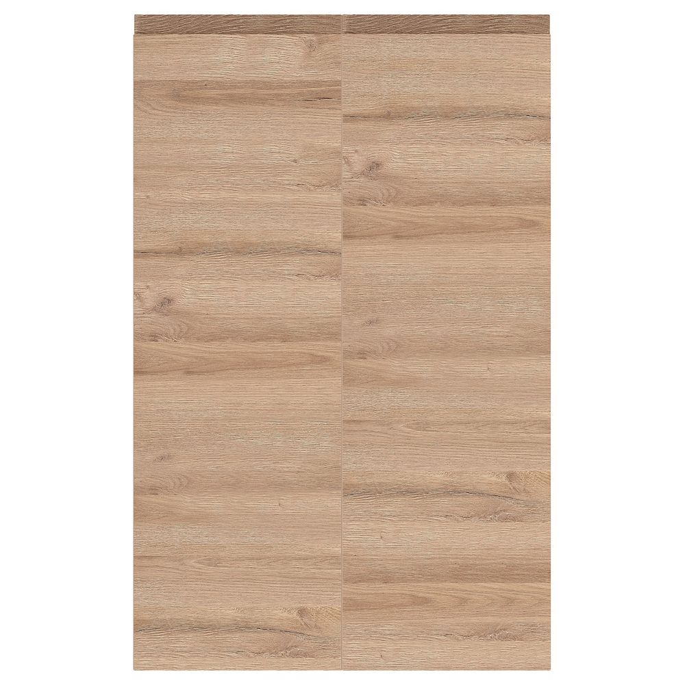 Дверца для напольного углового шкафа, 2шт, правосторонний/под дуб 25x80 см IKEA VOXTORP ВОКСТОРП 805.081.46 - фото 1