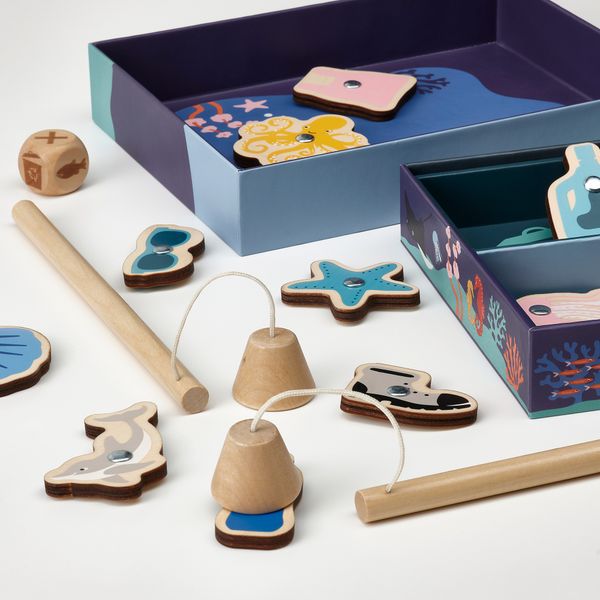 Игра «рыбалка», разноцветный IKEA BLÅVINGAD 105.265.06 - фото 5