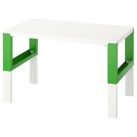 Письменный стол, белый/зеленый 96x58 см IKEA PÅHL ПОЛЬ 792.784.10