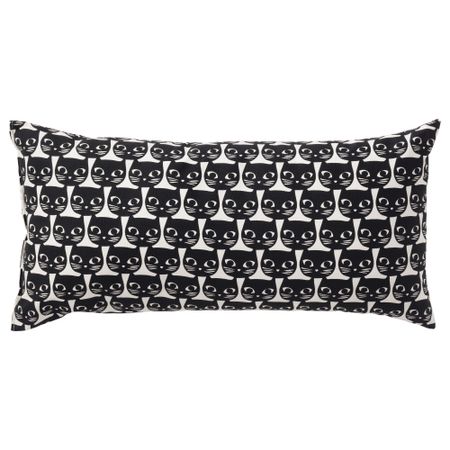 Подушка МАТТРАМ, белый, черный (30x60 см)
