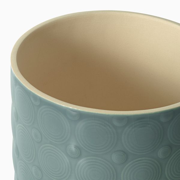 Кашпо, для дома, улицы светло-зеленый, 15 см IKEA ALGERGRAN 705.764.90 - фото 3