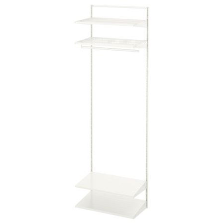 Гардероб, комбинация, белый 62x40x201 см IKEA BOAXEL БОАКСЕЛЬ 093.323.59