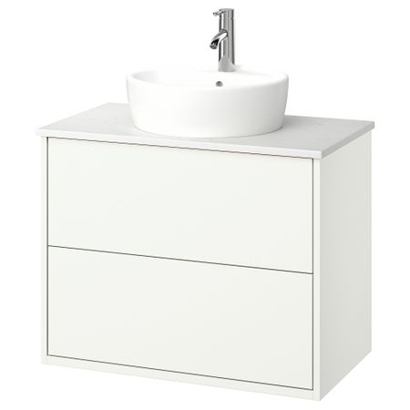 Шкаф с ящиками, раковина, смеситель IKEA HAVBÄCK, TÖRNVIKEN ТОРНВИКЕН 095.214.06