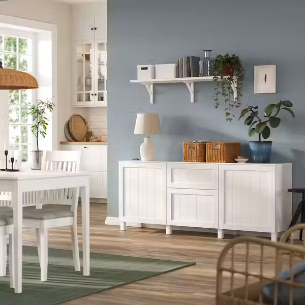 BESTÅ Комбинация для хранения с ящиками - схема-чертеж с размерами