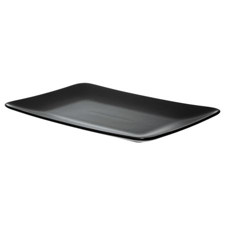 Тарелка ДИНЕРА, черный (30x20 см)