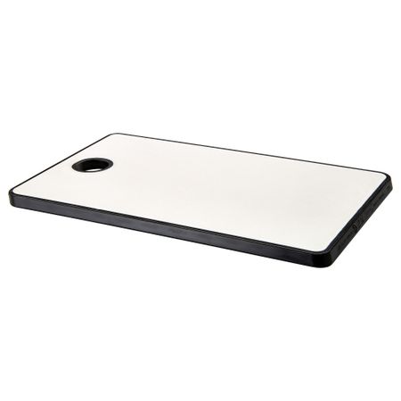 Доска разделочная МАТЛЮСТ, черный/белый (25x15 см)