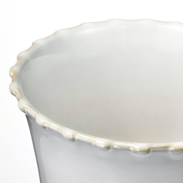 Кашпо, для дома, улицы белый 12 см IKEA SHARONFRUKT ШАРОНФРУКТ 905.052.13 - схема-чертеж с размерами