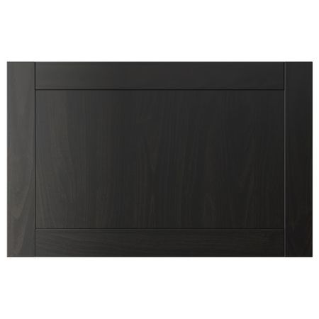 HANVIKEN Дверь/фронтальная панель ящика - черно-коричневый 60x38 см