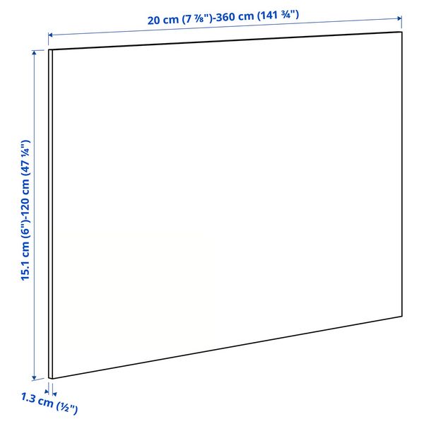 IKEA, дополнительный ракурс - схема-чертеж с размерами