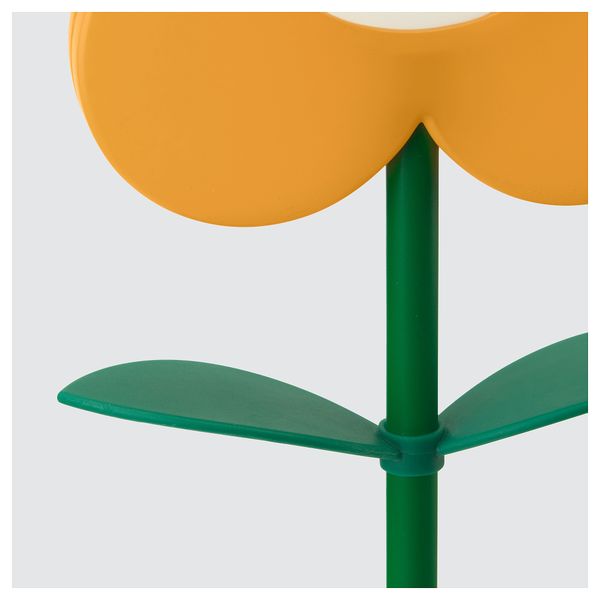 Подсветка на солнечных батарее, светодиод СОЛВИДЕН, для сада, цветок желтый - фото 5