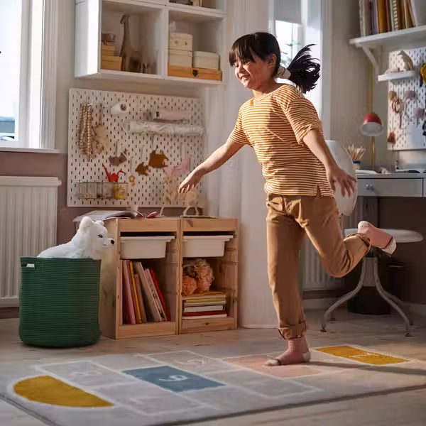 STÄPPSPARV СТЭППСПАРВ Ковер - бежевый 100x160 см - фото 4