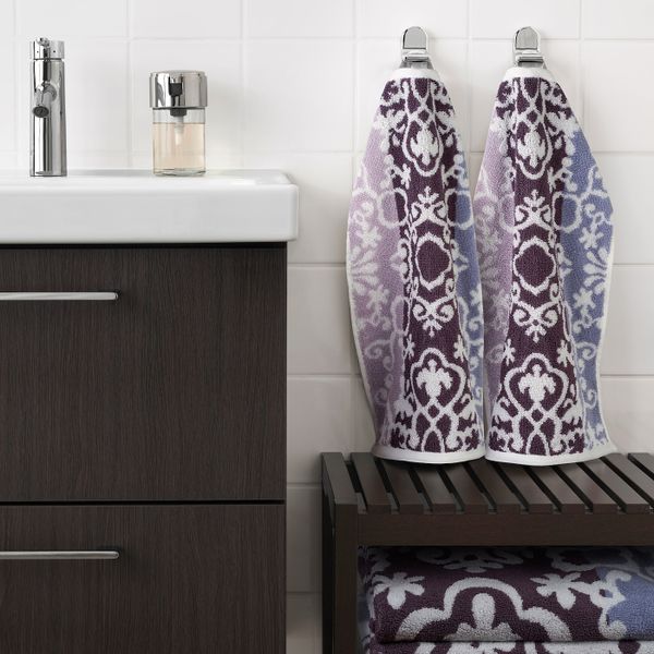 Полотенце, сиреневый 30x50 см IKEA БЛЭДЬЕН 804.298.99 - фото 5