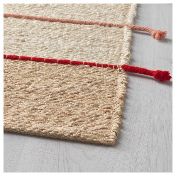 Ковер, безворсовый ТИЛЬСТ, ручная работа неокрашенный, разноцветный (70x160 см) - фото 2