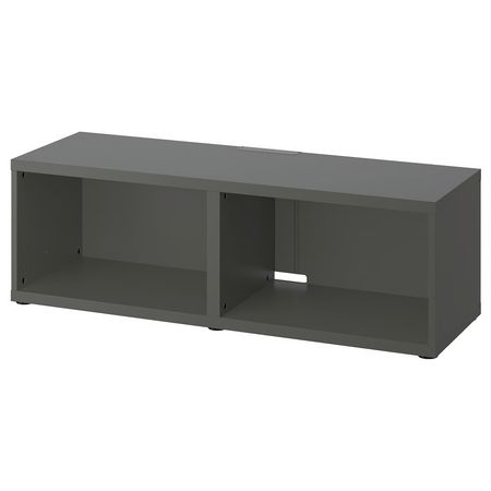 BESTÅ Тумба под ТВ - темно-серый 120x40x38 см