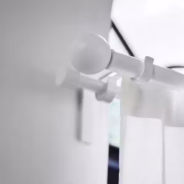 VÄSENTLIG Наконечники,2 шт. - белый - схема-чертеж с размерами