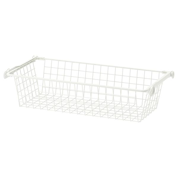 Проволочные корзина с направляющими КОМПЛИМЕНТ, белый - фото 1