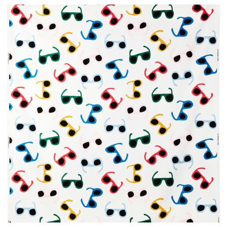 Ткань СОММАР 2019, белый, разноцветный (150 см)