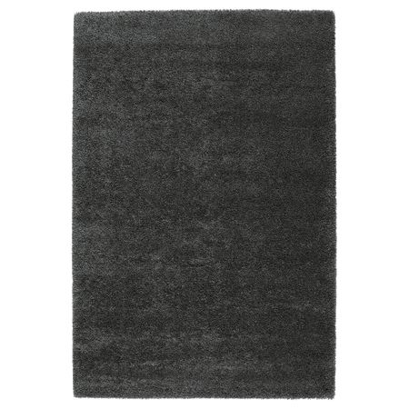 Ковер, длинный ворс ОДУМ, темно-серый
