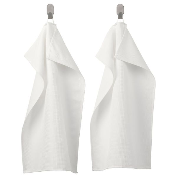 Полотенце кухонное, белый 40x60 см IKEA ИНГБРИТ 603.742.42 - фото 2