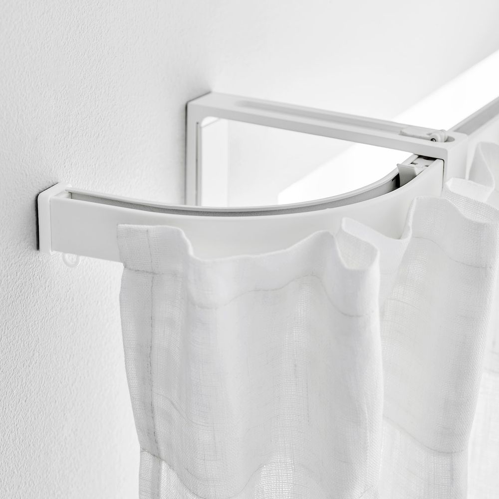 Угловое соединение для одинарной шины, белый IKEA VIDGA ВИДГА 703.707.19 - фото 1