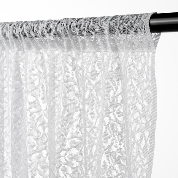 Гардины, 2 шт., белый с оттенком 145x300 см IKEA HEMBJUDEN ХЕМБЬЮДЕН 705.120.02 - фото 2