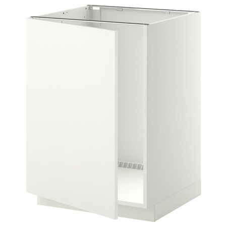Напольный шкаф для раковины, белый/Хэггеби белый 60x60 см IKEA METOD МЕТОД 692.262.90