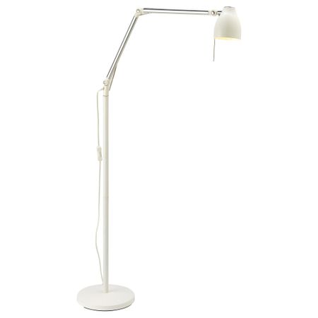 Светильник напольный/для чтения ТРОЛЬ, белый (135 см)